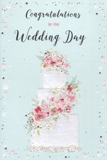 Picture of CONGRATULATIONS ON YOUR WEDDING DAY CARD